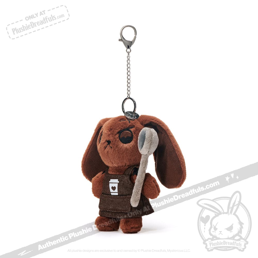 Barista Plush Keychain Accessory