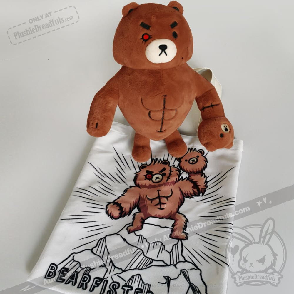 Bearfisted Ripped Bear - Plush Stuffed Animal