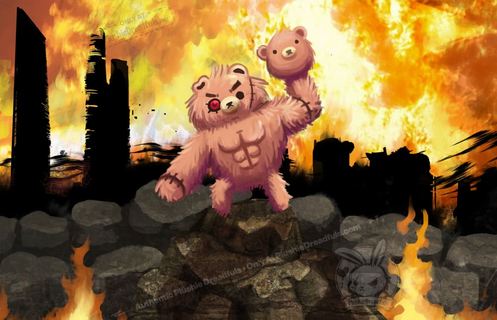 Bearfisted Ripped Bear - Plush Stuffed Animal