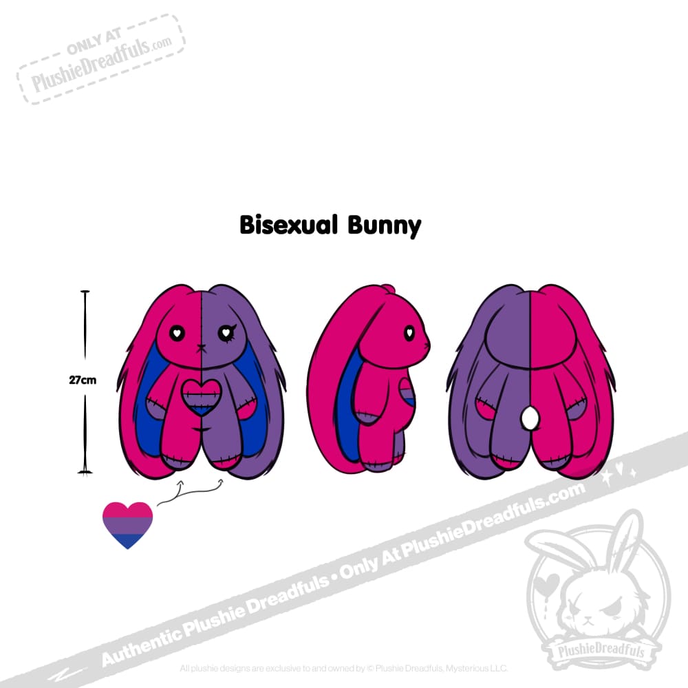 Bi Bunny - Plush Stuffed Animal