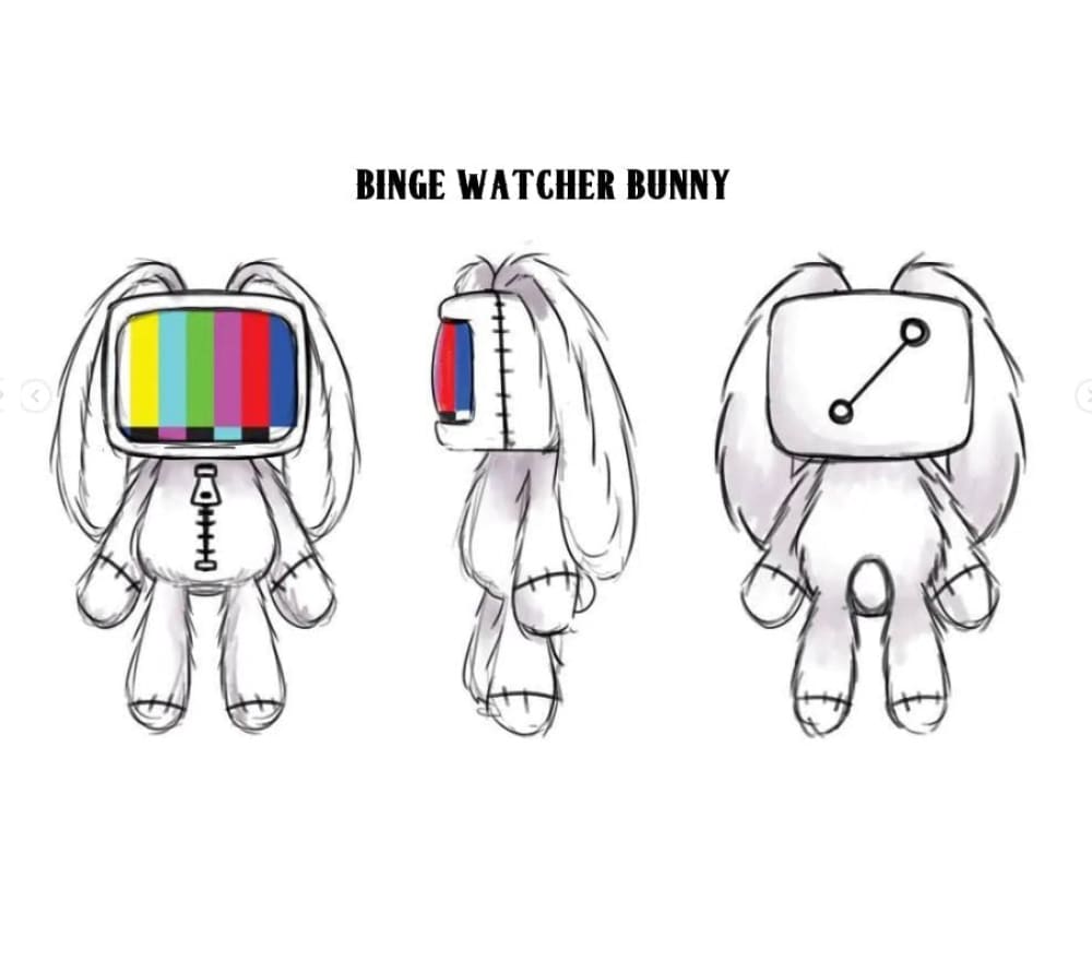 Binge Watcher Bunny