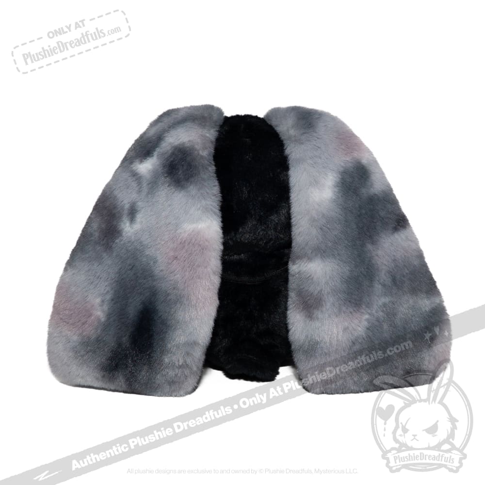 Black and Purple Anxiety Rabbit - Plush Stuffed Animal