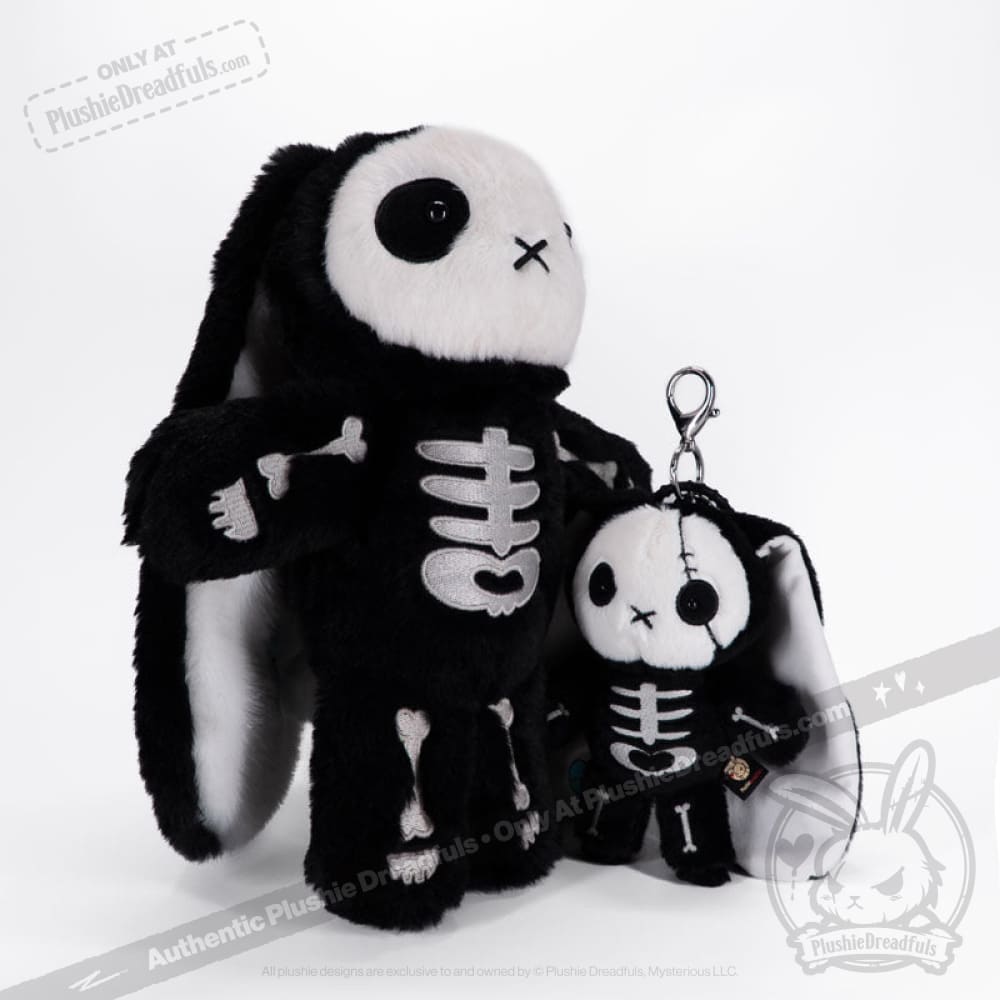 Bone Organ Izer Rabbit Plush Keychain Accessory