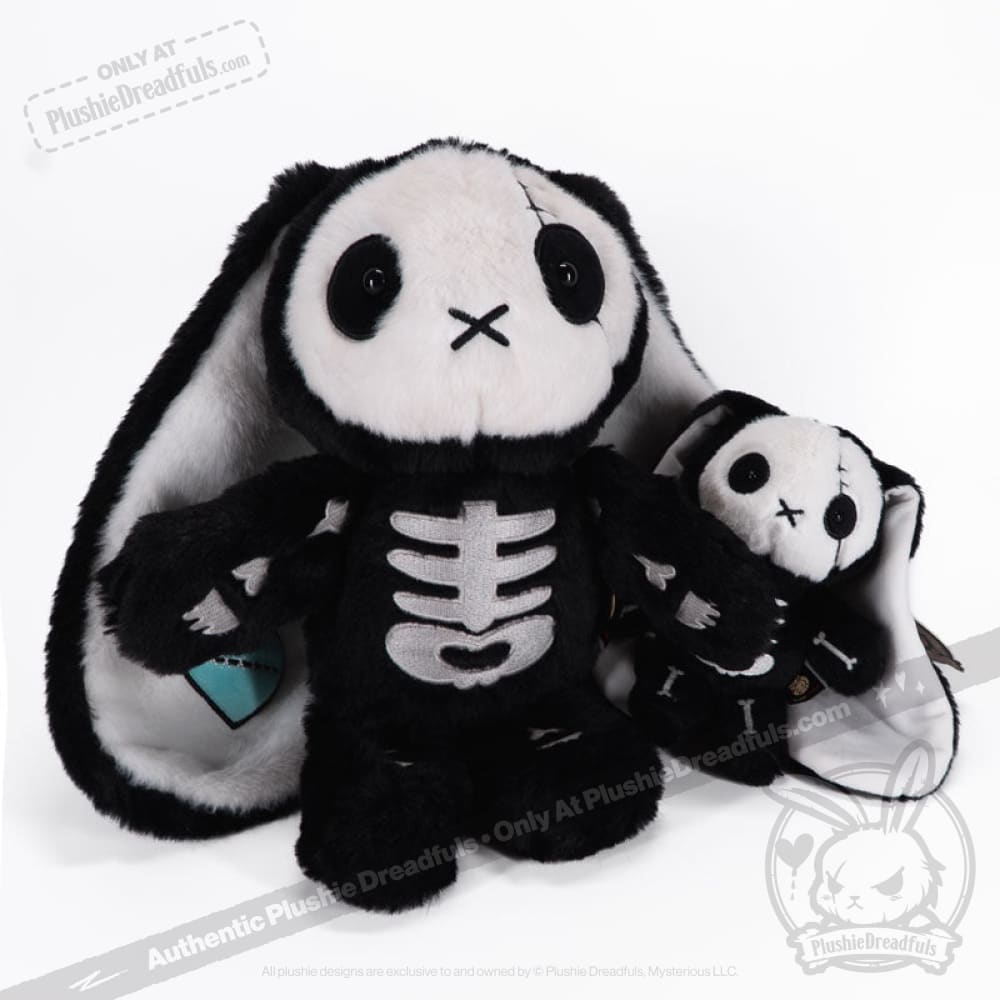 Bone Organ Izer Rabbit Plush Keychain Accessory