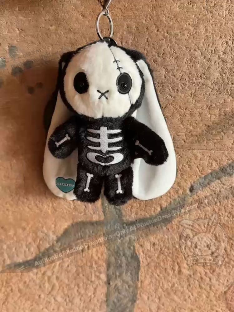 Bone Organ Izer Rabbit Plush Keychain Accessory