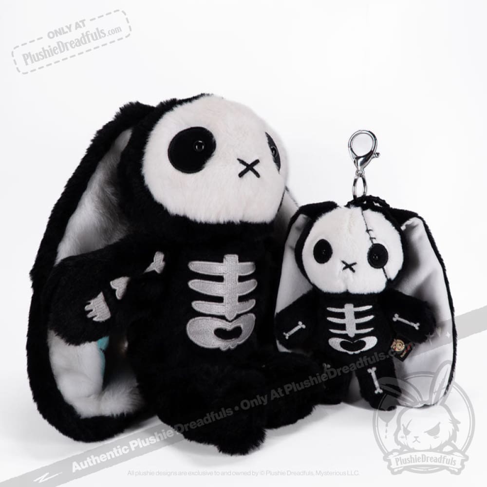 Bone Organ Izer Rabbit Plush Keychain Accessory