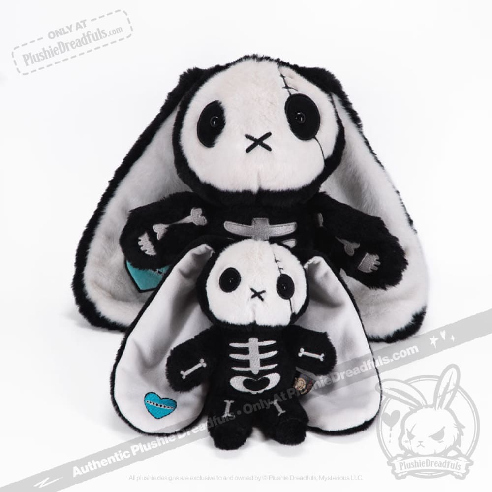 Bone Organ Izer Rabbit Plush Keychain Accessory