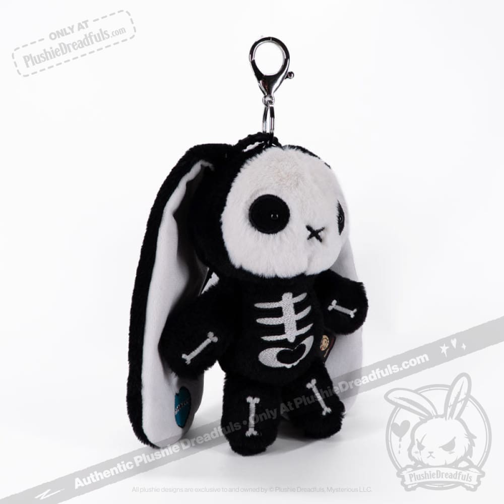 Bone Organ Izer Rabbit Plush Keychain Accessory