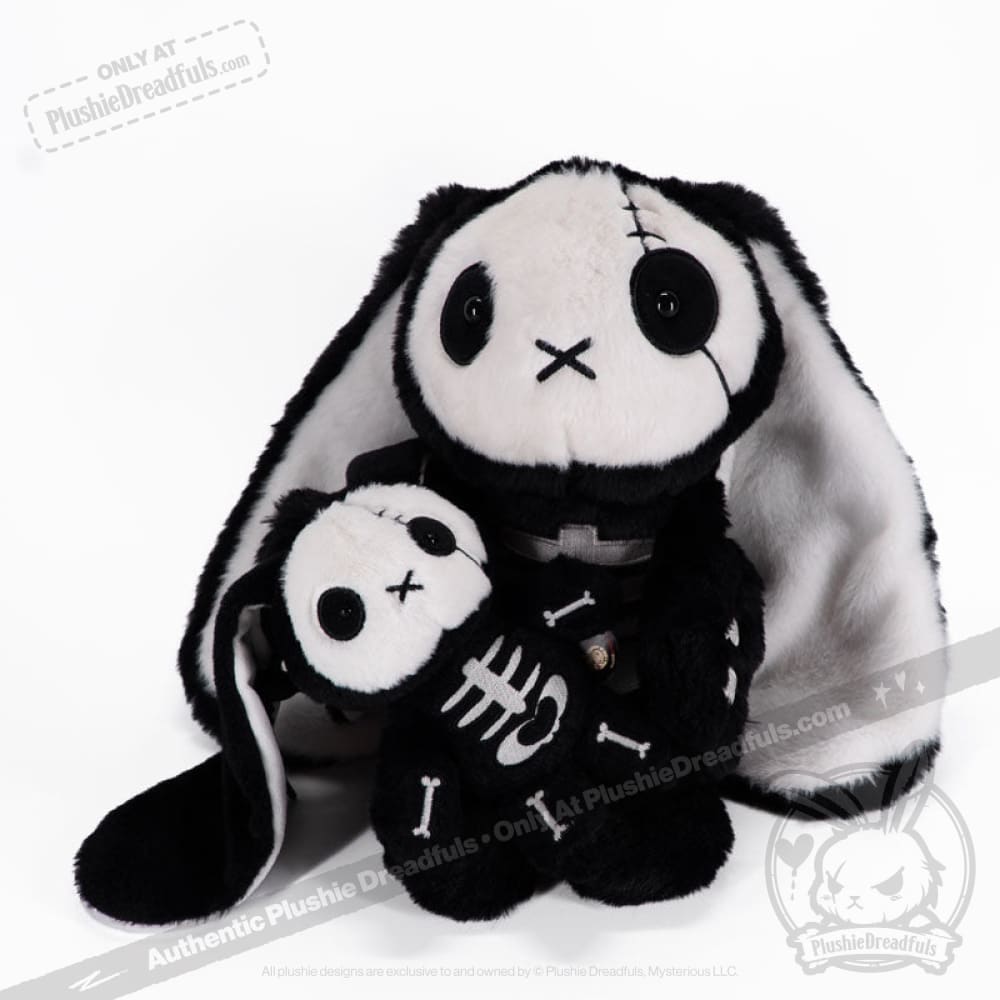 Bone Organ Izer Rabbit Plush Keychain Accessory
