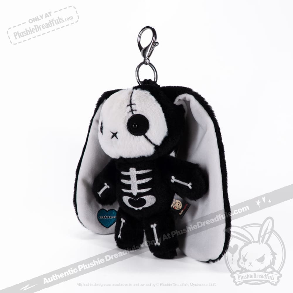 Bone Organ Izer Rabbit Plush Keychain Accessory