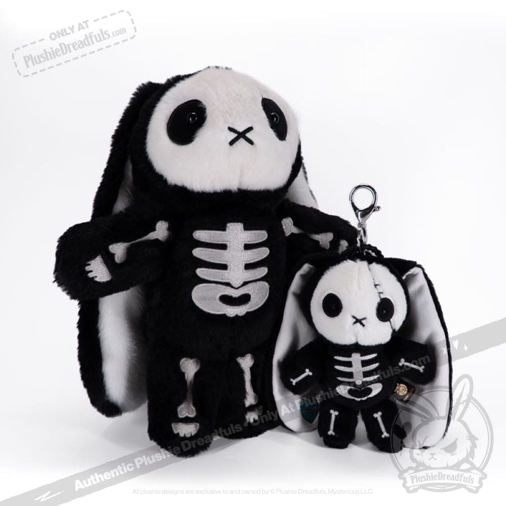 Bone Organ Izer Rabbit Plush Keychain Accessory