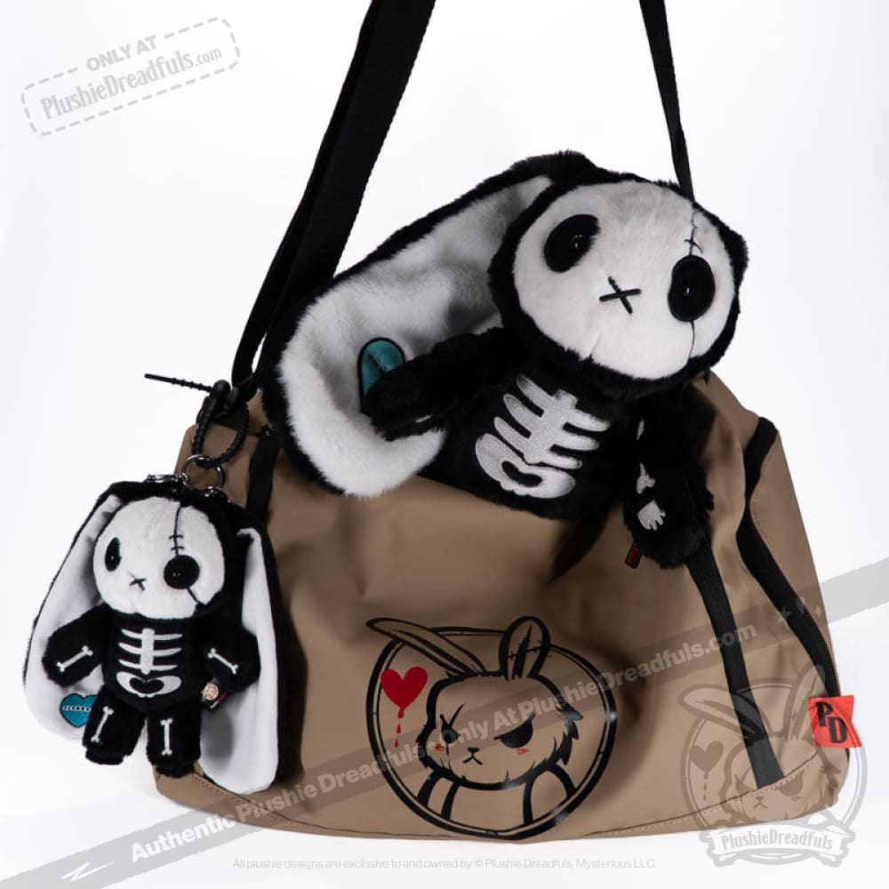 Bone Organ Izer Rabbit Plush Keychain Accessory