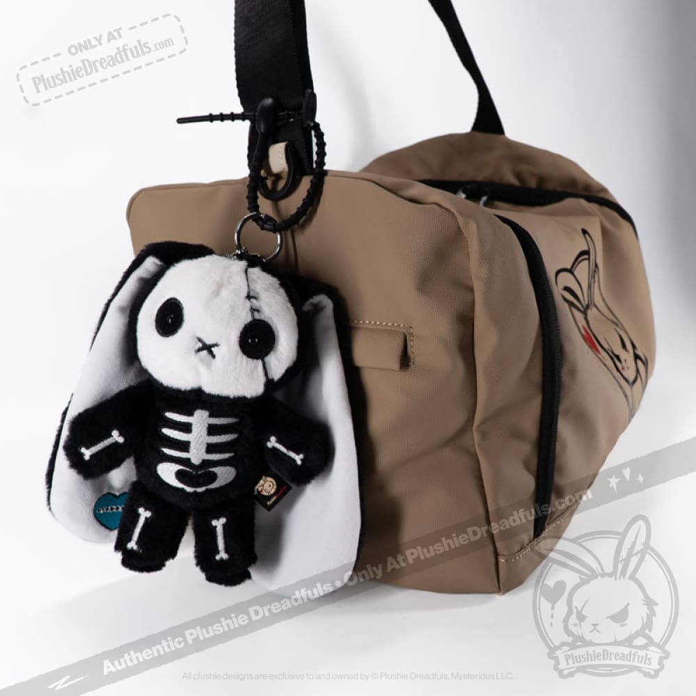 Bone Organ Izer Rabbit Plush Keychain Accessory