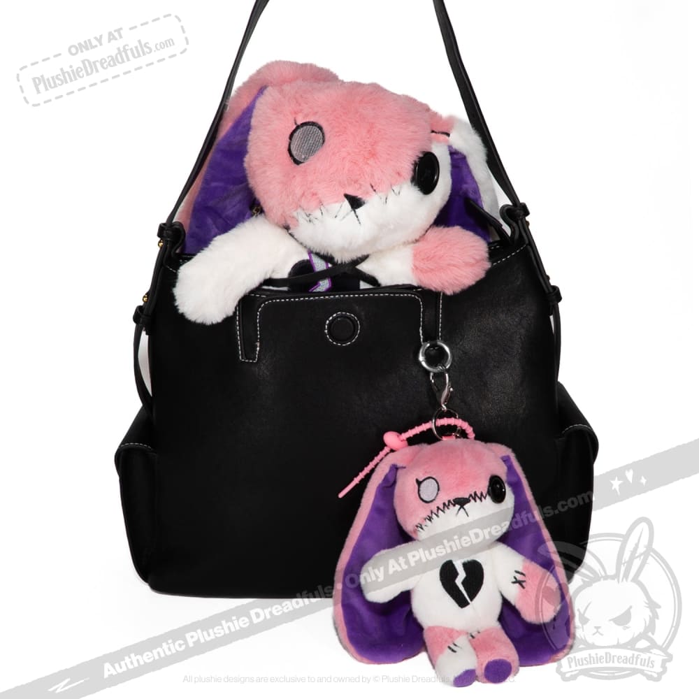 BPD Rabbit Plush Keychain Accessory