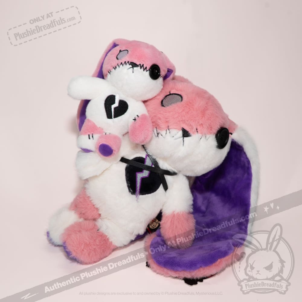 BPD Rabbit Plush Keychain Accessory