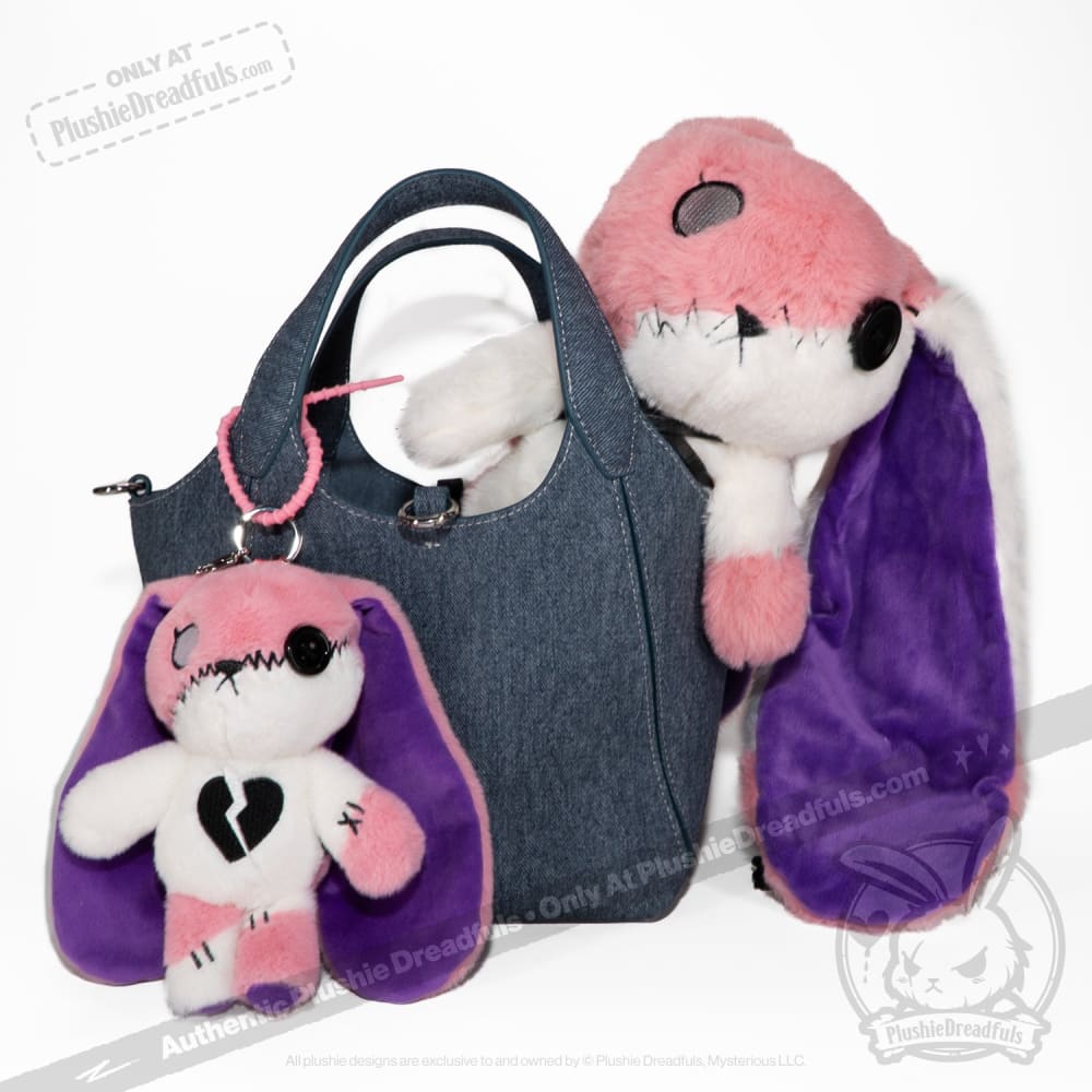 BPD Rabbit Plush Keychain Accessory