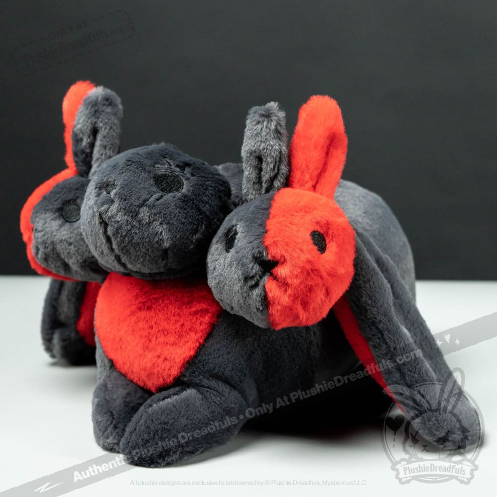 Cerberus Rabbit - Plush Stuffed Animal