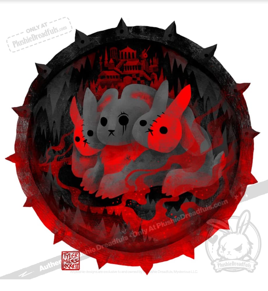 Cerberus Rabbit - Plush Stuffed Animal