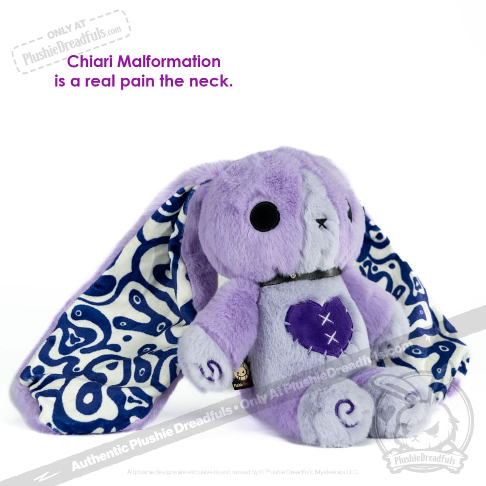 Chiari Malformation Bunny - Plush Stuffed Animal
