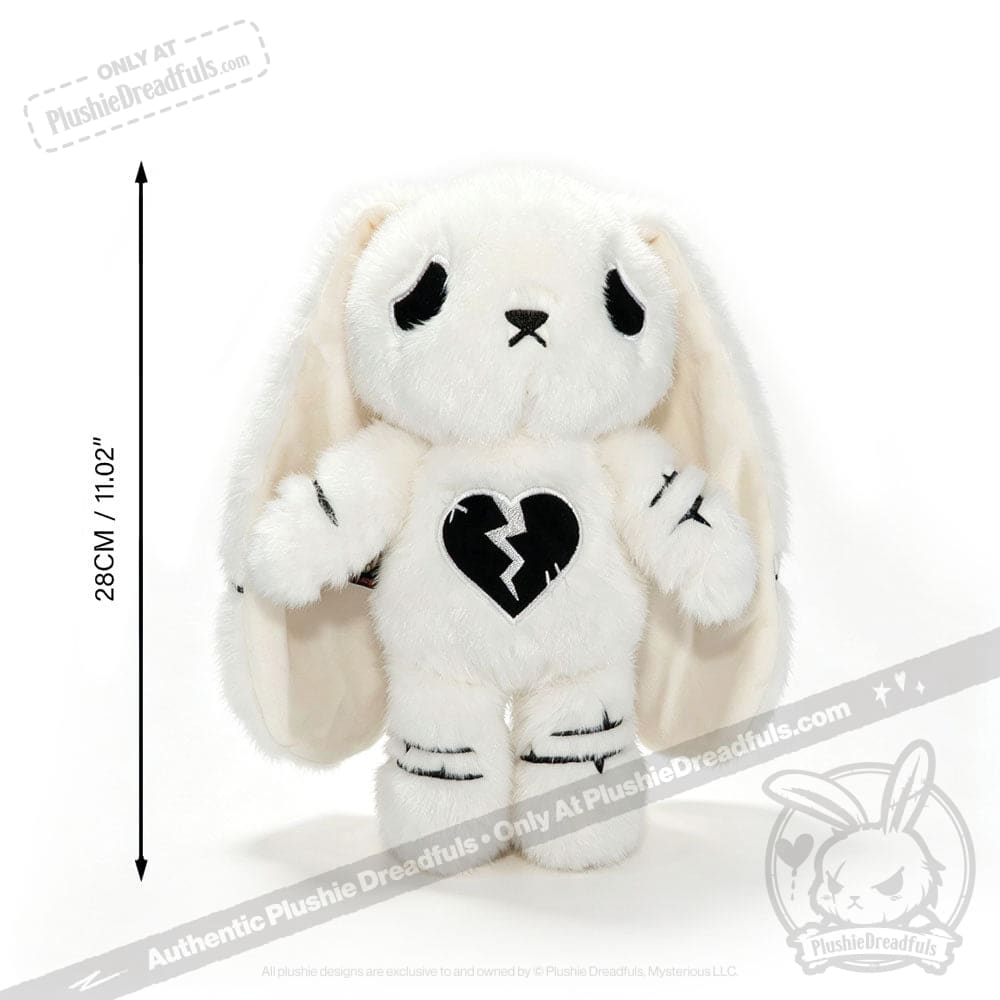 Depression Rabbit Snow White LE- Plush Stuffed Animal