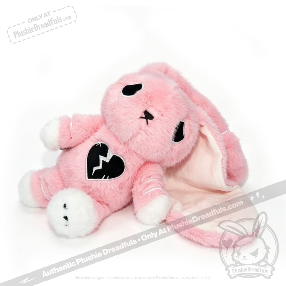 Depression Rabbit V2 Pink LE- Plush Stuffed Animal