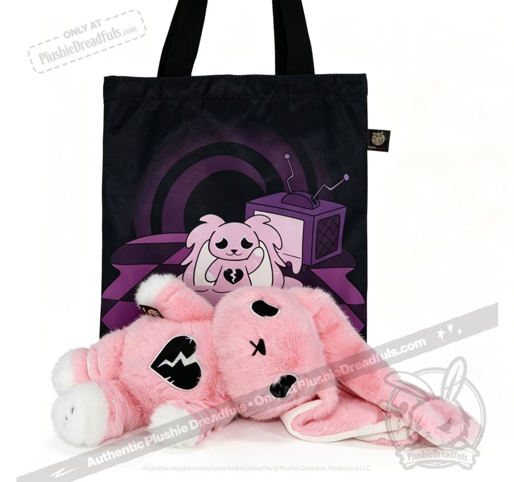 Depression Rabbit V2 Pink LE- Plush Stuffed Animal