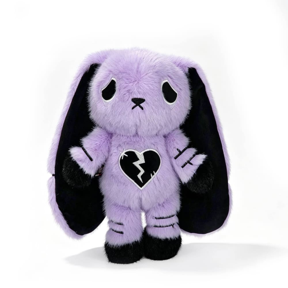 Depression Rabbit V2 Purple Black - Plush Stuffed Animal