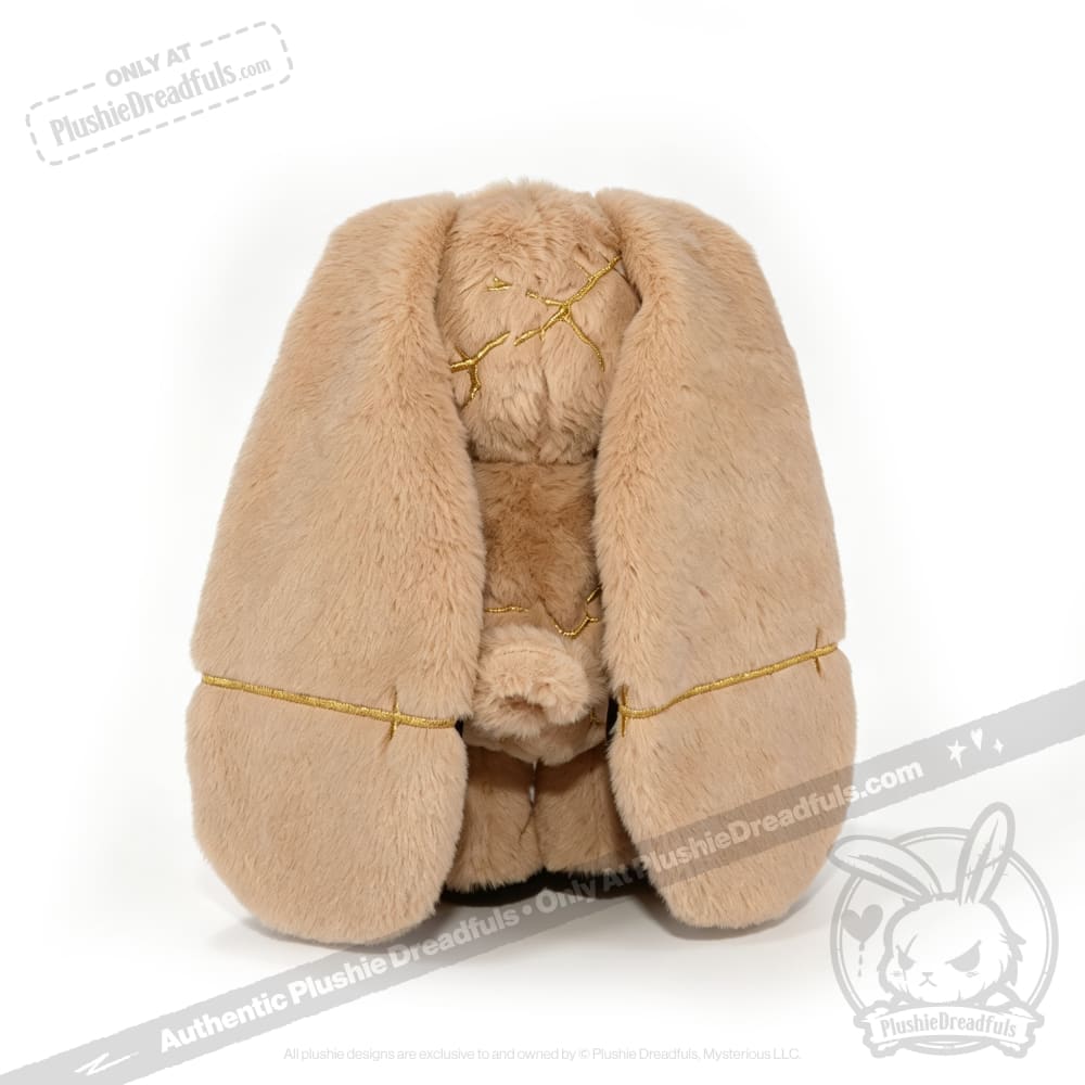 Depression Rabbit V2 Toasted Marshmallow Kintsugi LE- Plush Stuffed Animal