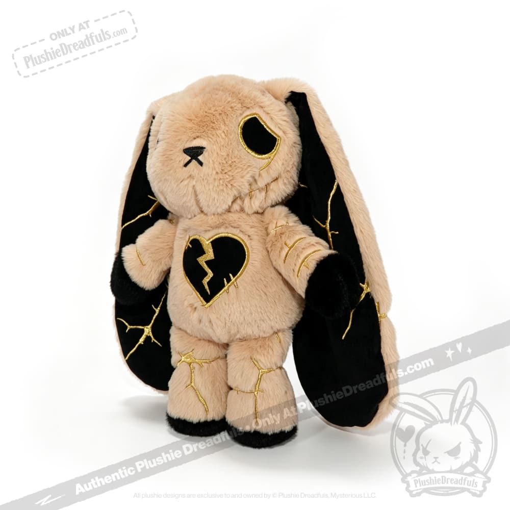 Depression Rabbit V2 Toasted Marshmallow Kintsugi LE- Plush Stuffed Animal