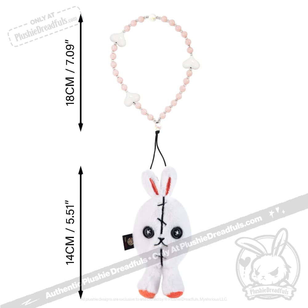 Egg Bunny Plush Keychain