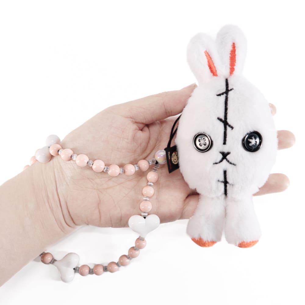 Egg Bunny Plush Keychain
