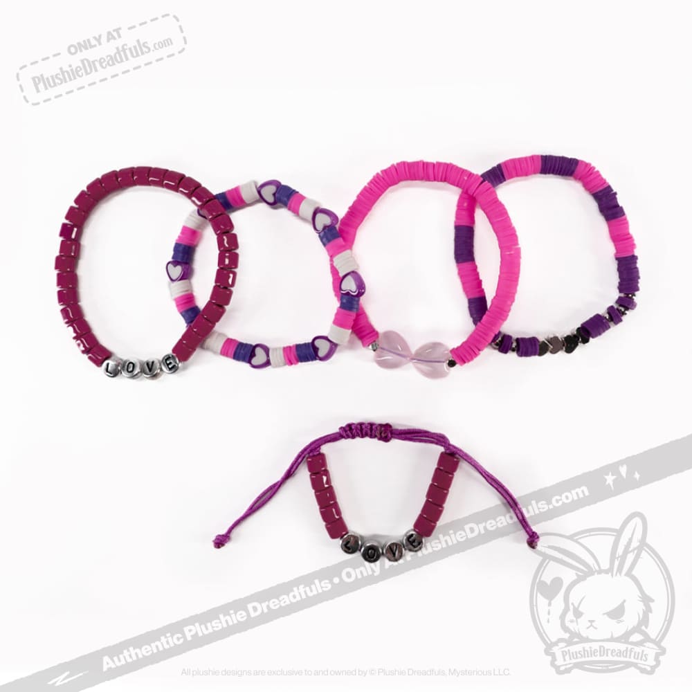 Electric Love Rabbit Stacking Friendship Bracelet