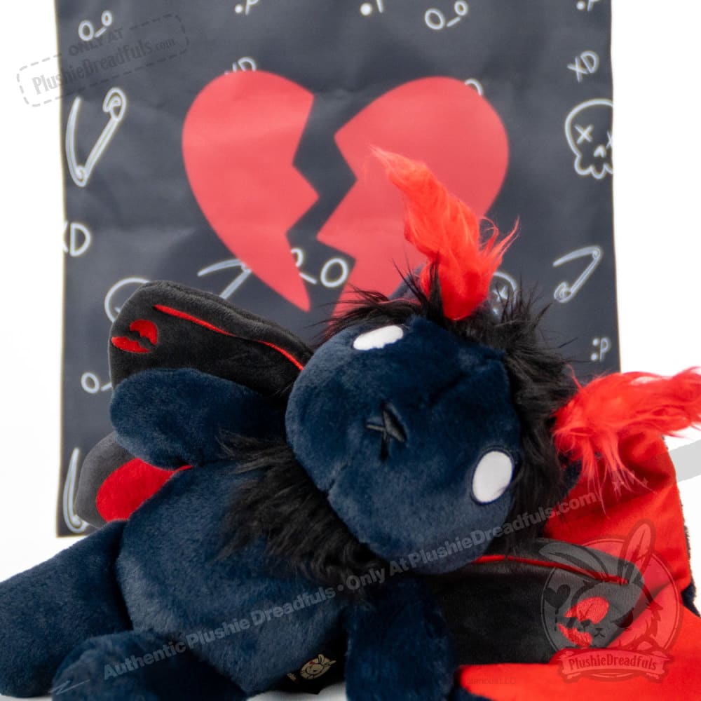Emo Moth Rabbit - Plush Stuffed Animal