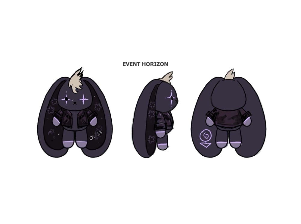 Event Horizon Rabbit - Plush Stuffed Animal
