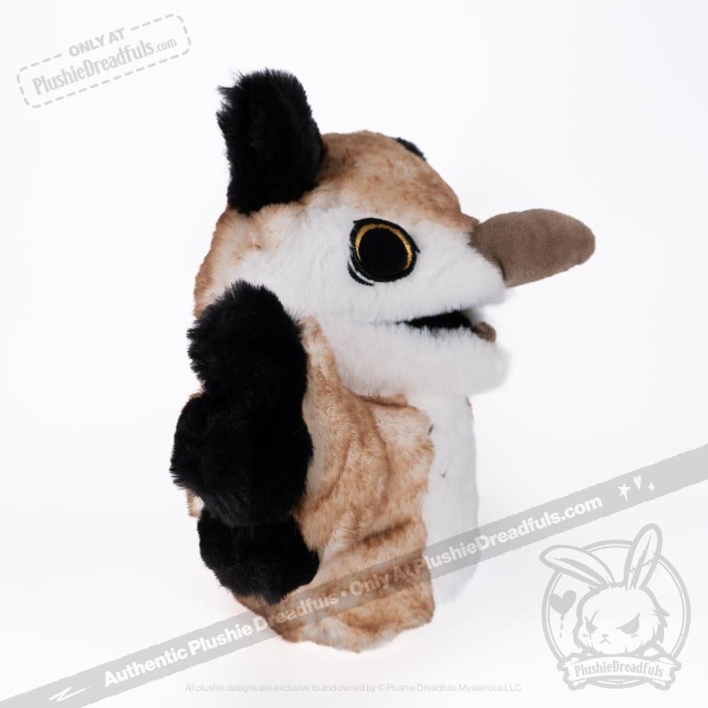 Existential Horror Owl Puppet - Plush Stuffed Animal