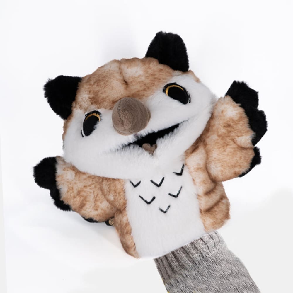 Existential Horror Owl Puppet - Plush Stuffed Animal