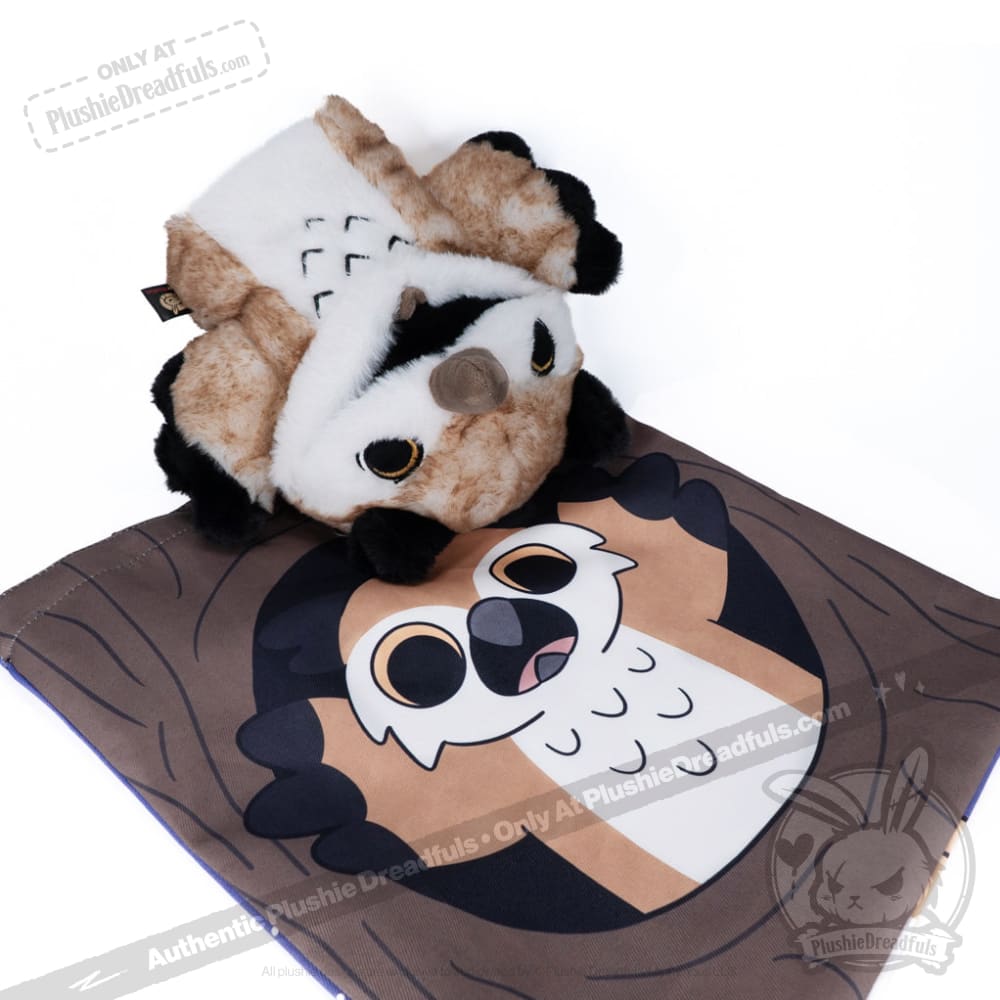 Existential Horror Owl Puppet - Plush Stuffed Animal