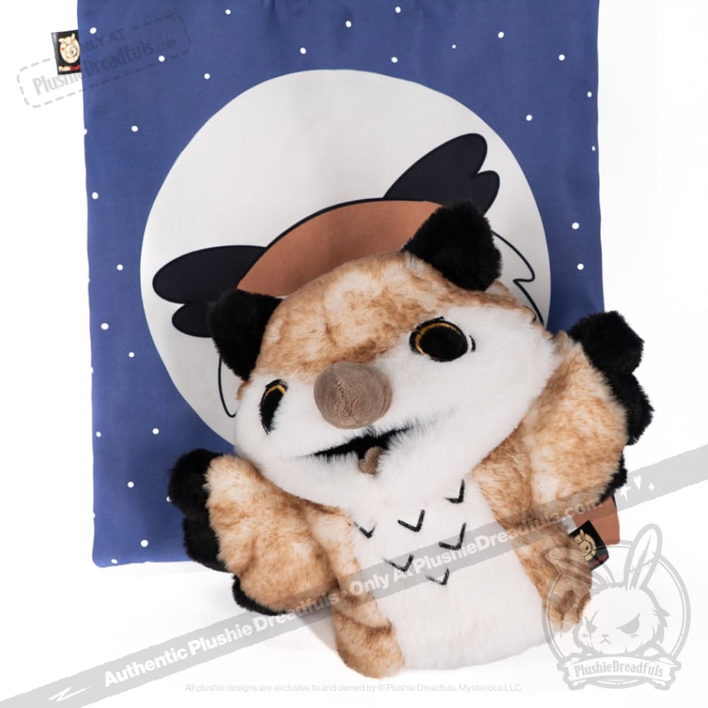 Existential Horror Owl Puppet - Plush Stuffed Animal