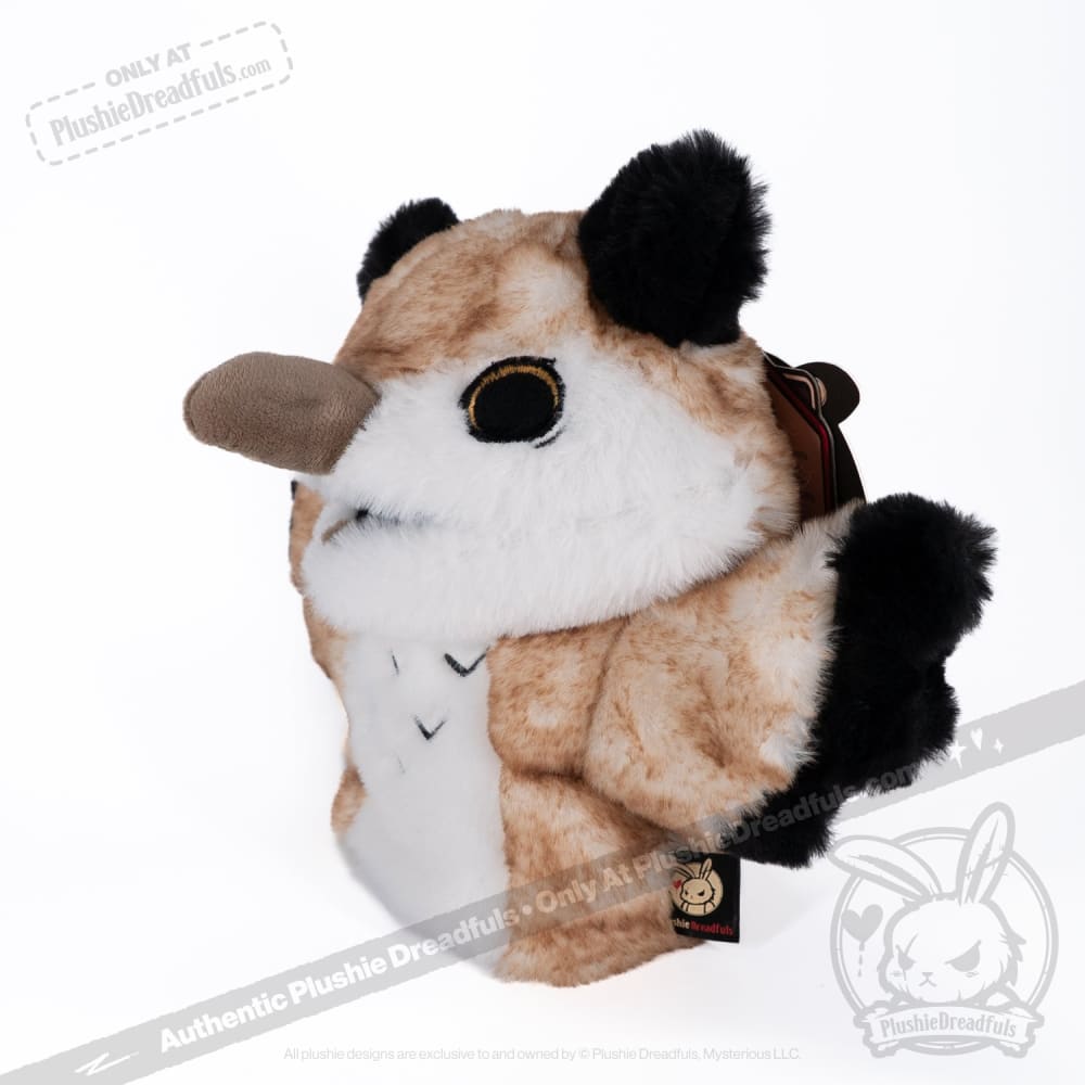 Existential Horror Owl Puppet - Plush Stuffed Animal