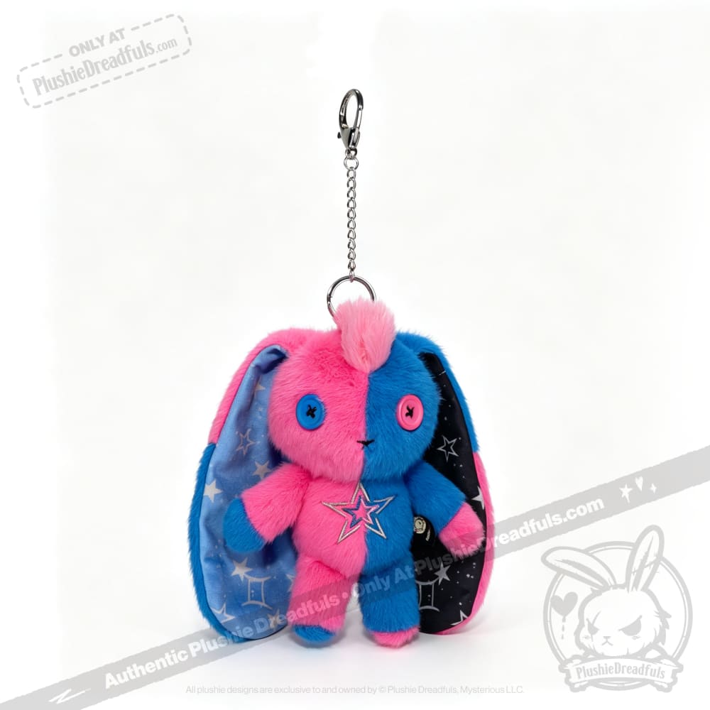 Gemini Rabbit - Plush Keychain