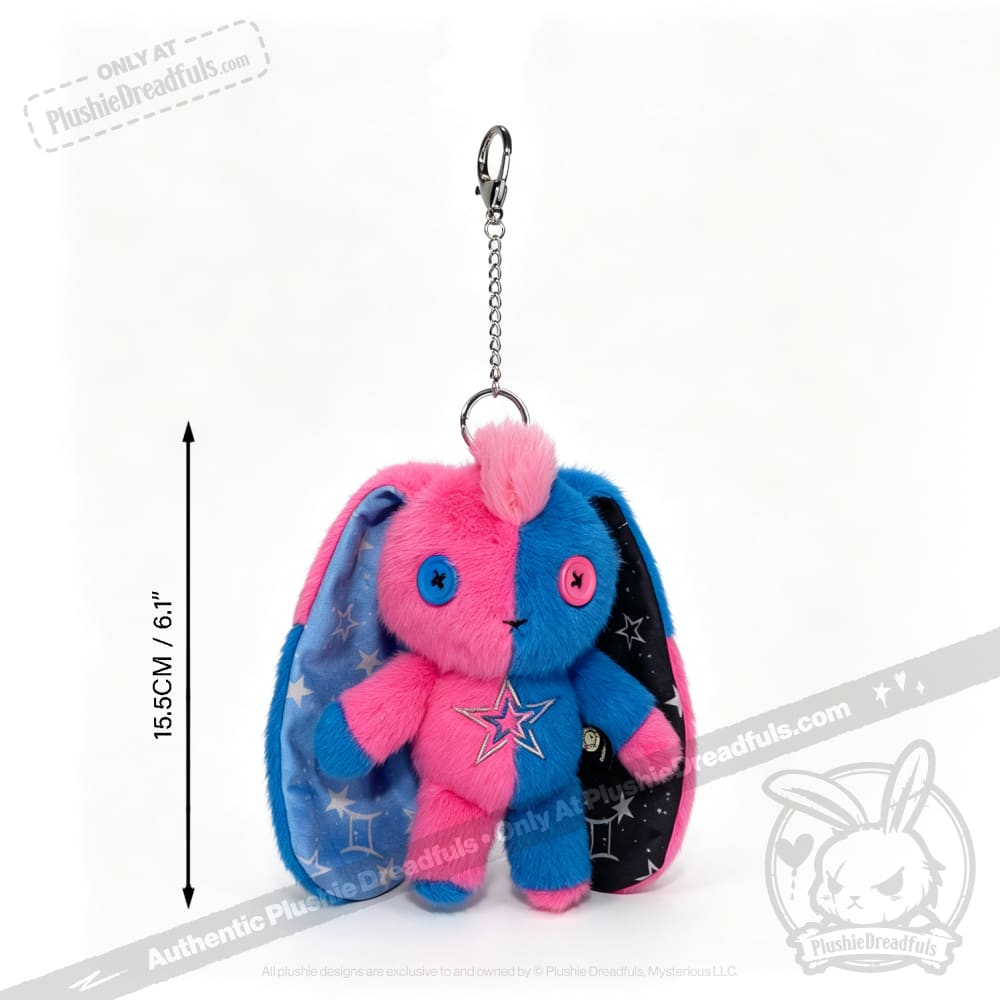 Gemini Rabbit - Plush Keychain
