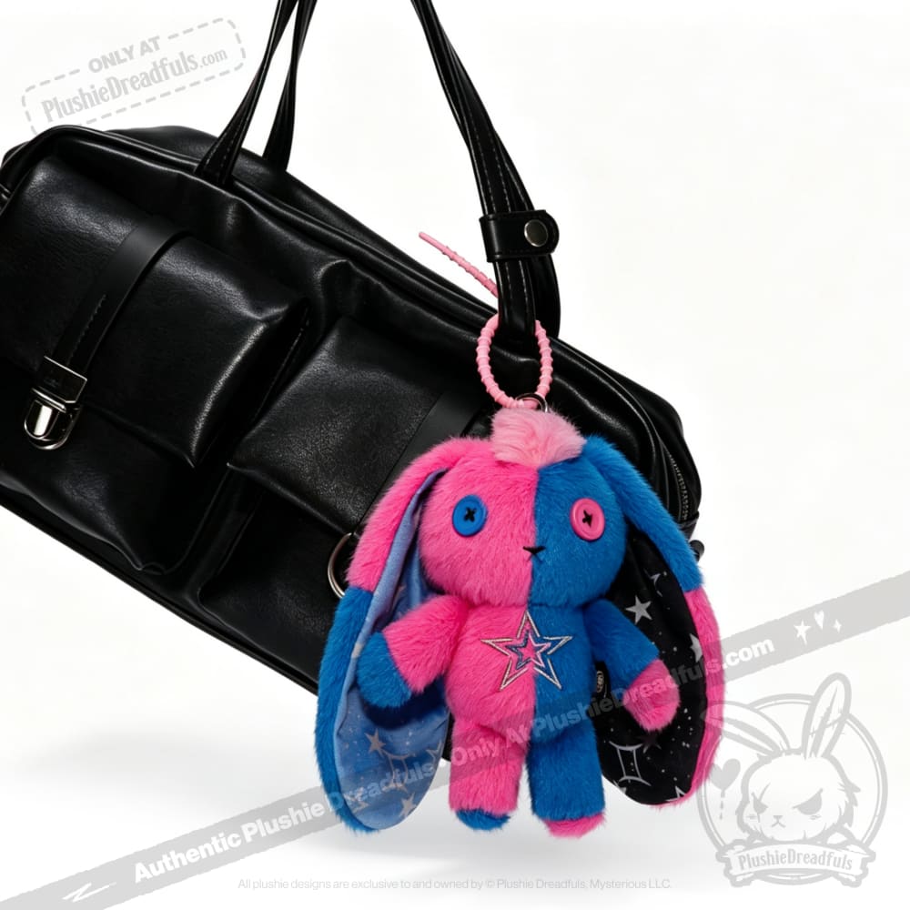 Gemini Rabbit - Plush Keychain