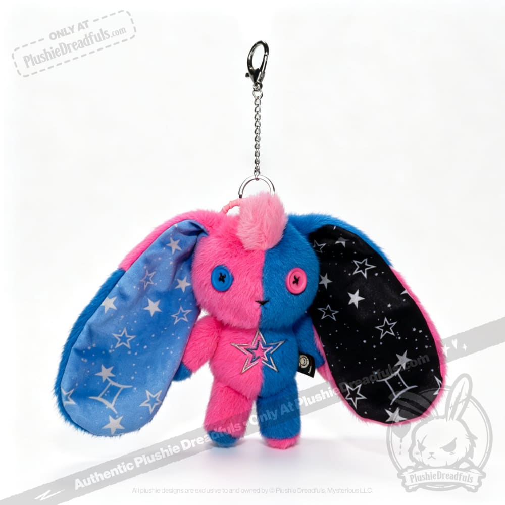 Gemini Rabbit - Plush Keychain