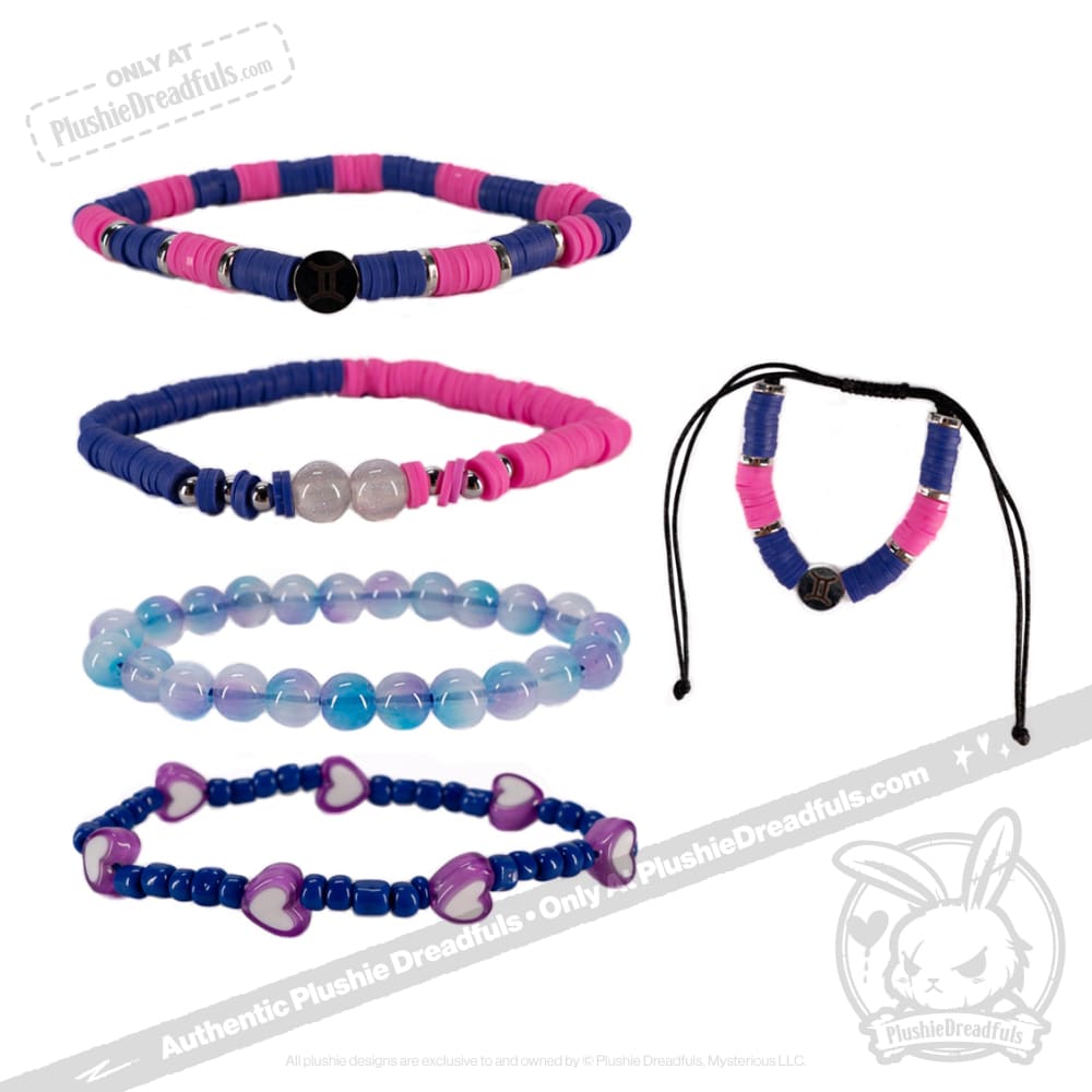 Gemini Rabbit Stacking Friendship Bracelet