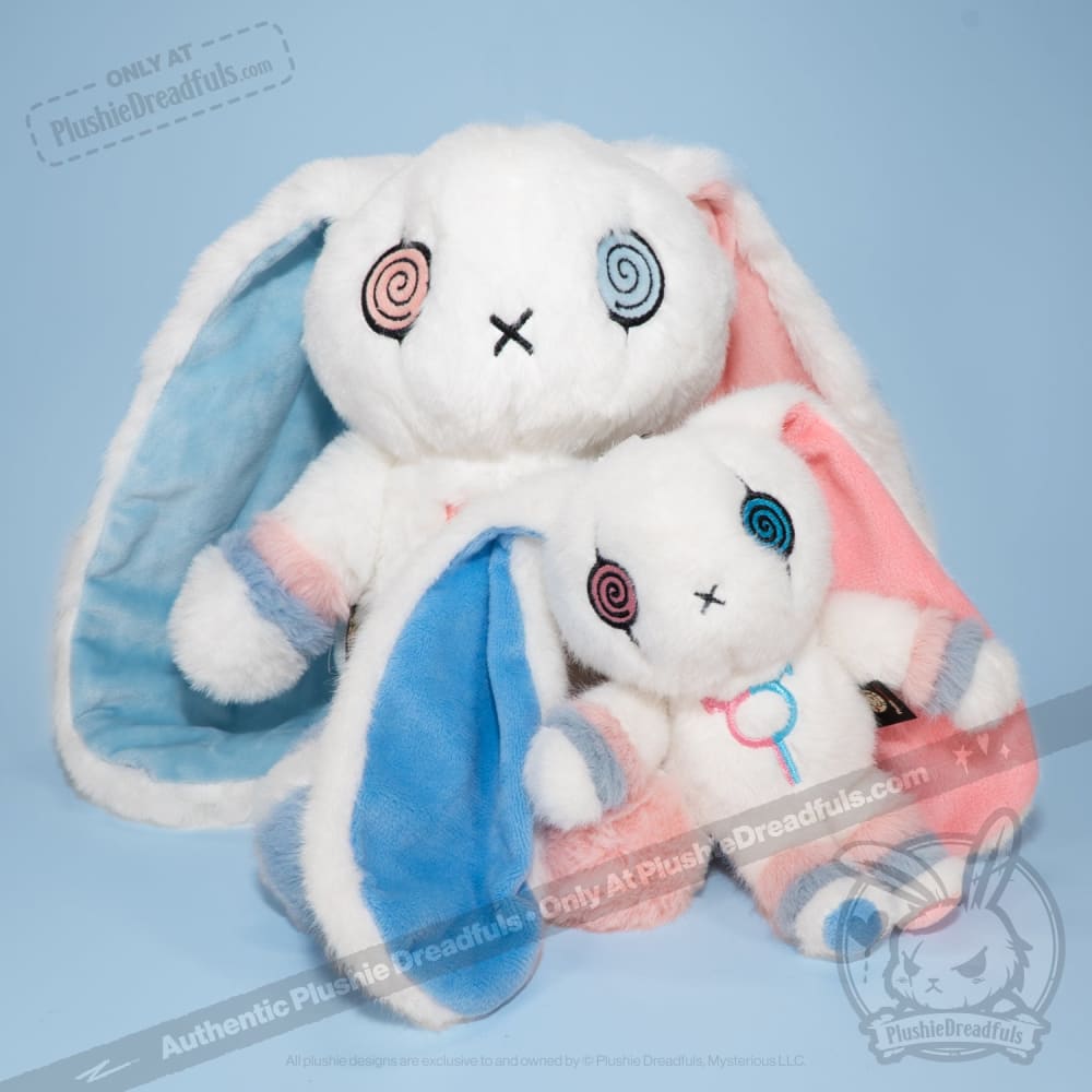 Gender Dysphoria Rabbit Plush Keychain Accessory
