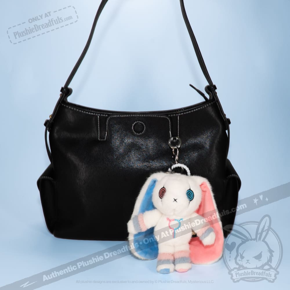 Gender Dysphoria Rabbit Plush Keychain Accessory