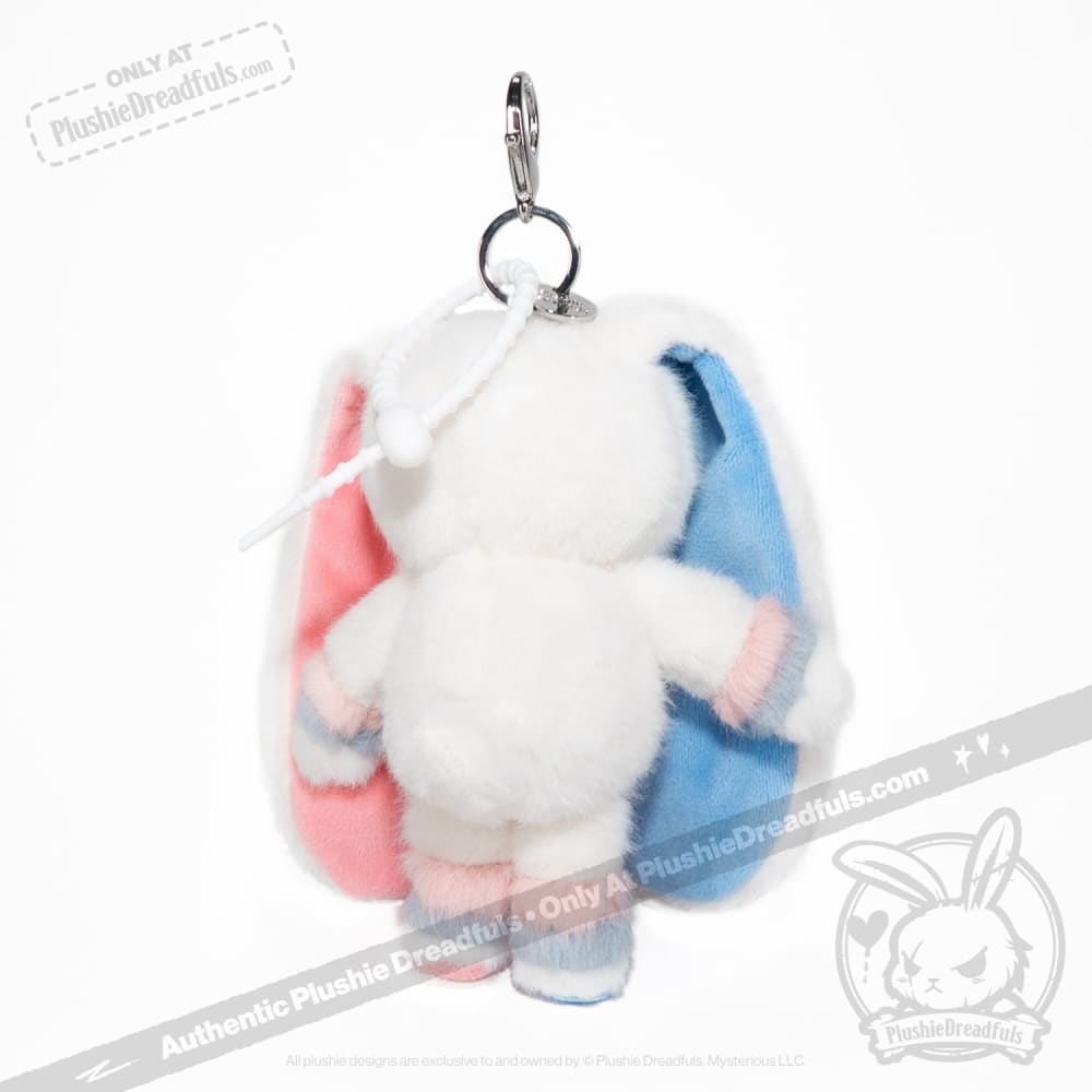 Gender Dysphoria Rabbit Plush Keychain Accessory