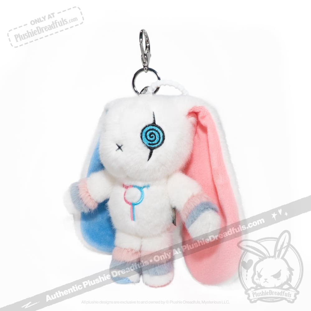 Gender Dysphoria Rabbit Plush Keychain Accessory