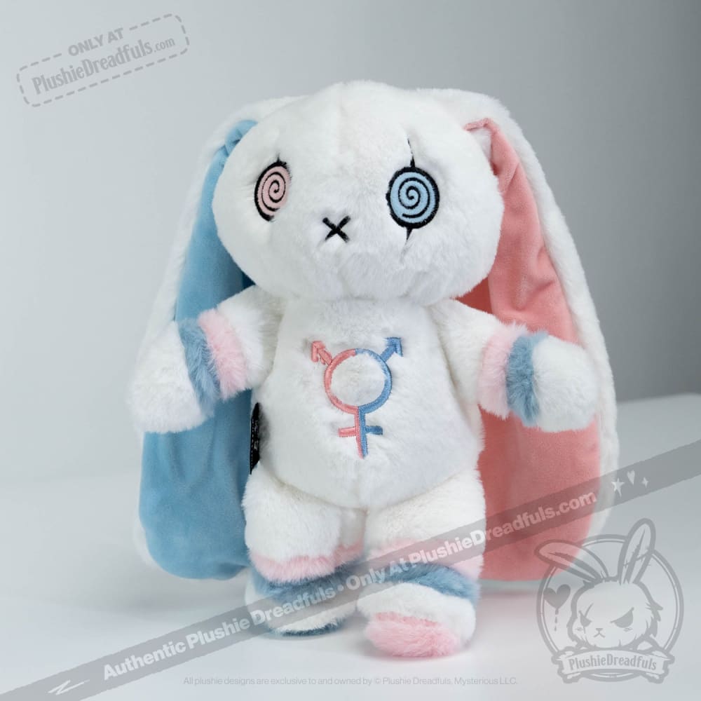 Gender Dysphoria Rabbit - Plush Stuffed Animal