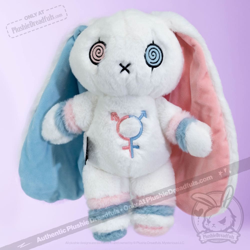 Gender Dysphoria Rabbit - Plush Stuffed Animal